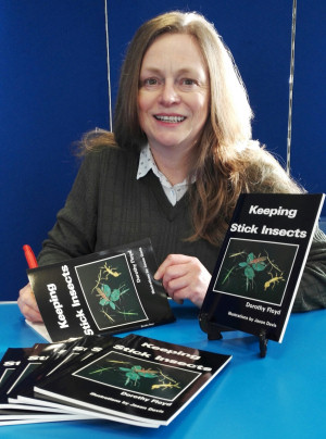 Dorothy Floyd signing her book Keeping Stick Insects Dorothy Floyd signing her book Keeping Stick Insects